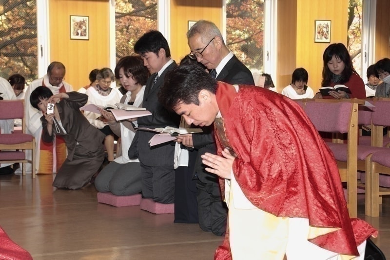 吉野司祭按手式 of 日本聖公会北海道教区